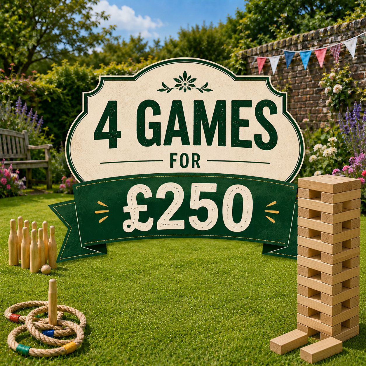 4 Games - £250